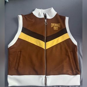 Zara, brown sleeveless top